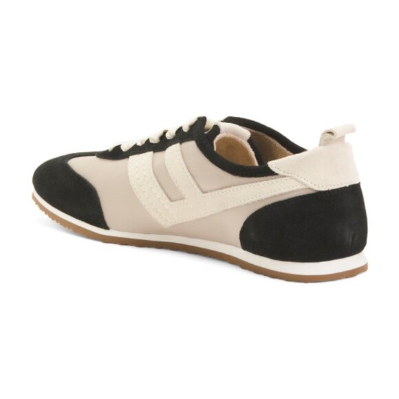 NEW FREE PEOPLE aces tennis shoe in chalk/desert sand $128 RETAIL 2511 4S2 - Picture 6 of 7